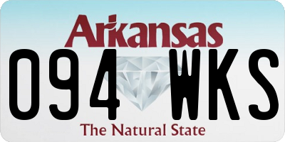 AR license plate 094WKS