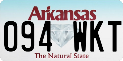 AR license plate 094WKT