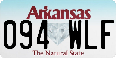 AR license plate 094WLF