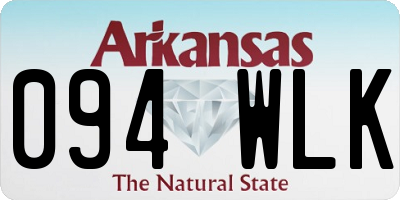AR license plate 094WLK