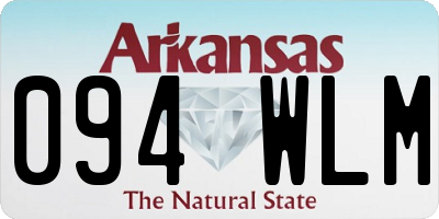 AR license plate 094WLM