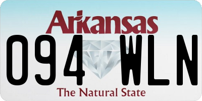 AR license plate 094WLN