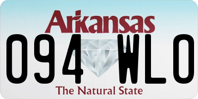 AR license plate 094WLO