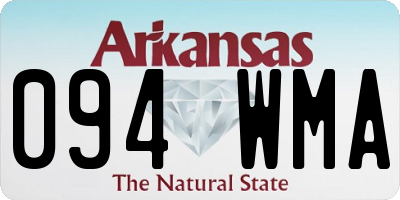 AR license plate 094WMA