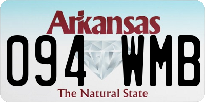 AR license plate 094WMB