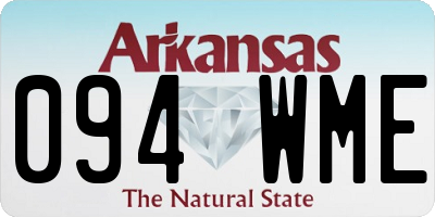 AR license plate 094WME