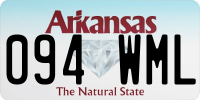 AR license plate 094WML
