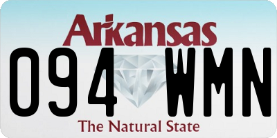 AR license plate 094WMN