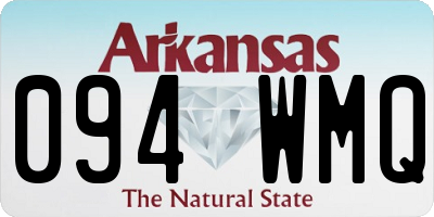 AR license plate 094WMQ