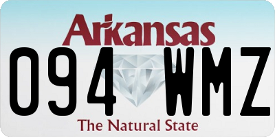 AR license plate 094WMZ