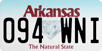 AR license plate 094WNI