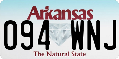 AR license plate 094WNJ