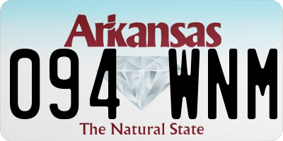 AR license plate 094WNM