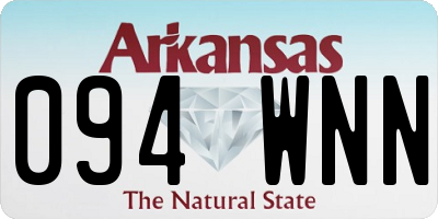 AR license plate 094WNN