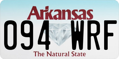 AR license plate 094WRF