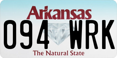 AR license plate 094WRK