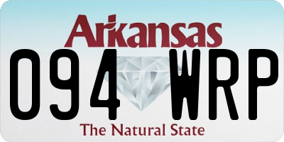 AR license plate 094WRP