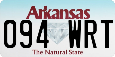 AR license plate 094WRT