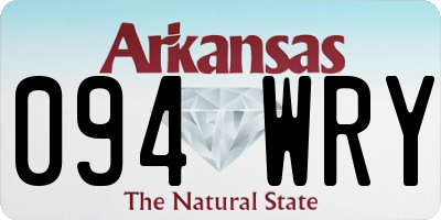 AR license plate 094WRY