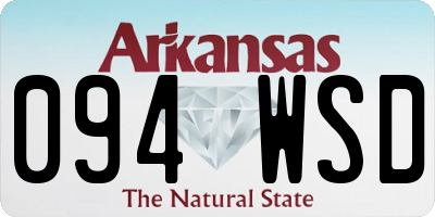 AR license plate 094WSD