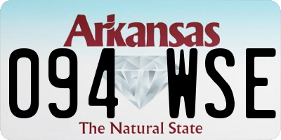 AR license plate 094WSE