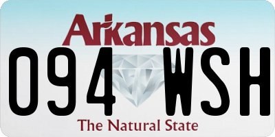 AR license plate 094WSH