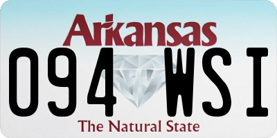 AR license plate 094WSI