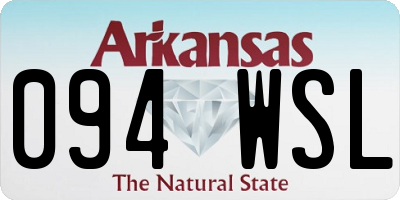 AR license plate 094WSL