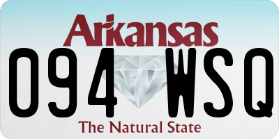 AR license plate 094WSQ