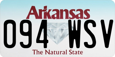 AR license plate 094WSV