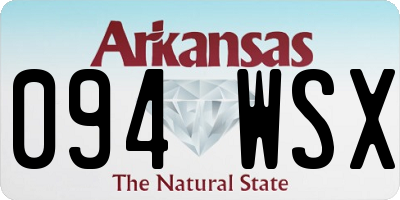 AR license plate 094WSX