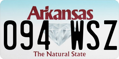 AR license plate 094WSZ
