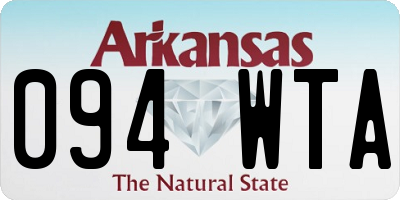 AR license plate 094WTA