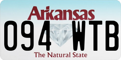 AR license plate 094WTB