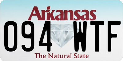 AR license plate 094WTF