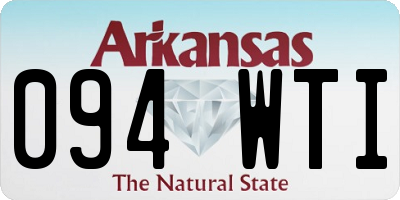 AR license plate 094WTI