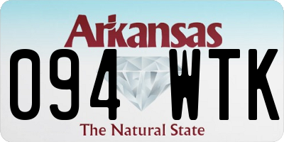 AR license plate 094WTK