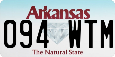 AR license plate 094WTM
