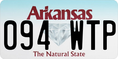 AR license plate 094WTP
