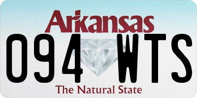 AR license plate 094WTS