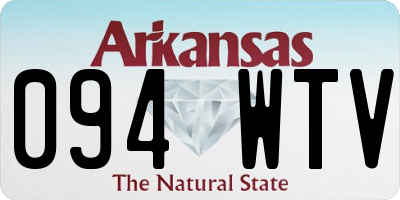 AR license plate 094WTV