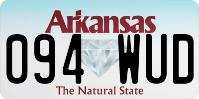 AR license plate 094WUD