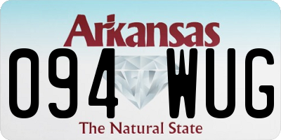 AR license plate 094WUG