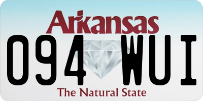 AR license plate 094WUI