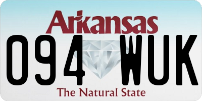 AR license plate 094WUK