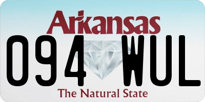 AR license plate 094WUL