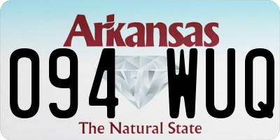 AR license plate 094WUQ