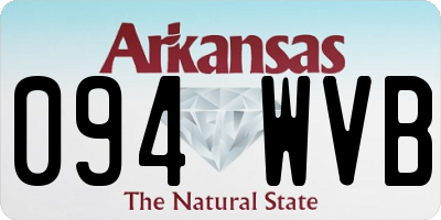 AR license plate 094WVB