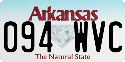 AR license plate 094WVC