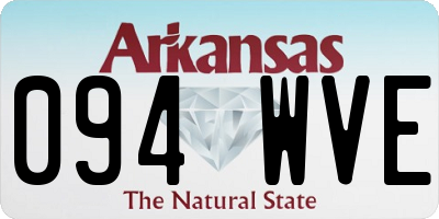 AR license plate 094WVE